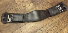 24” Jaguar Anatomical Dressage Girth Brown English Leather