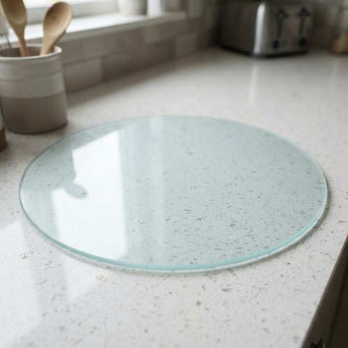 400mm round tempered glass - 400mm,