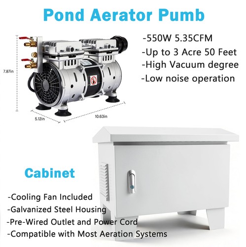 Pond air pump 550w - air,