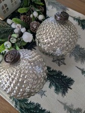 Vintage kugel large silver - vintage,