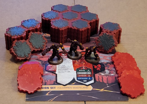 Heroscape volcarren wasteland - volcarren,