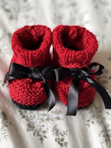 Baby goth booties - baby,