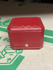 Cartier Ring Box Empty Red