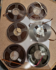 Vintage Reel to Reel Tapes 6 x 5 3/4 Inch Phillips and EMi & unbranded Used