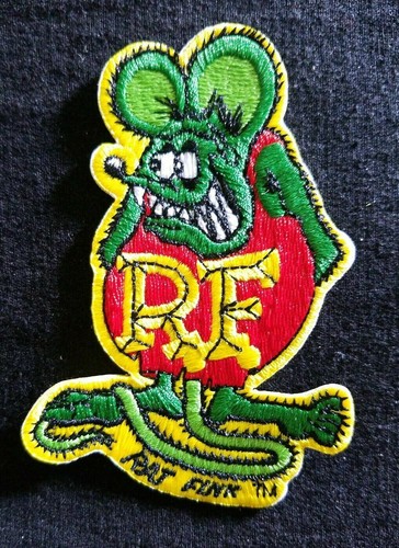 Rat fink patch badge - rat,