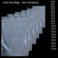 Grip Seal Bags Self Resealable