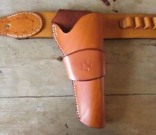 New saddle-tan genuine leather