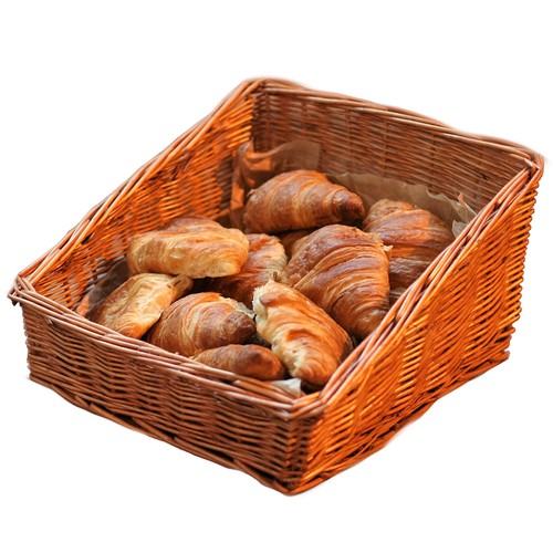 Small hand made sloped wicker - small,