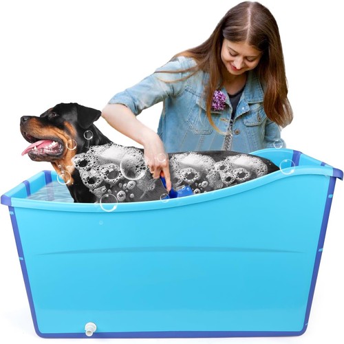 Extra large foldable dog bath - large,