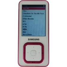 Samsung YP-Q3 MP3 Player Pink