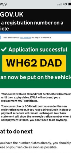Dvla personal plate number - plate,