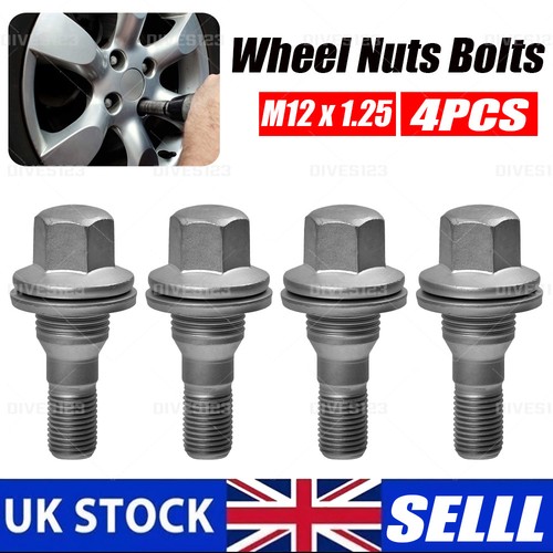 4pcs wheel nuts - bolts, for