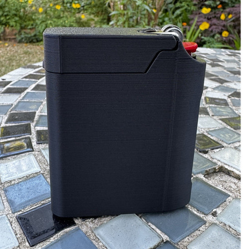 Black lighter and cigarette - black,