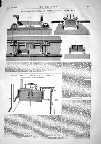 Old 1868 wheel - 1868, drilling