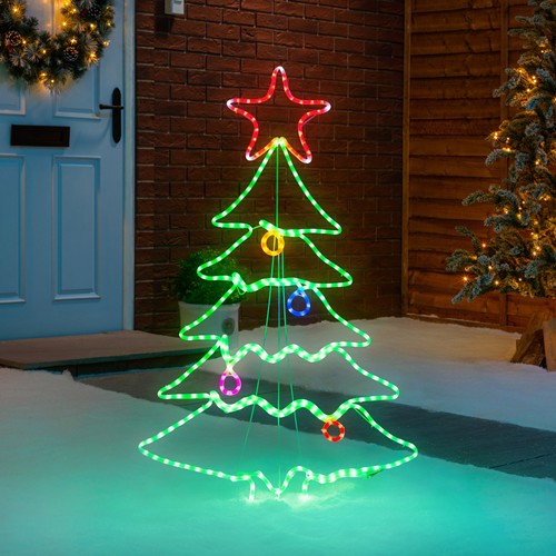 Led christmas tree rope light - tree,