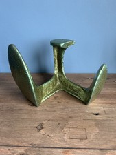 Cobblers Last Shoe Making Metal Anvil Boot Mending 3arm Tool Doorstop Titan Vtg