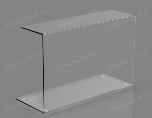 Clear acrylic sneeze - acrylic, screen