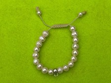 Thomas Sabo Drawstring Pearl Charm Carrier Bracelet