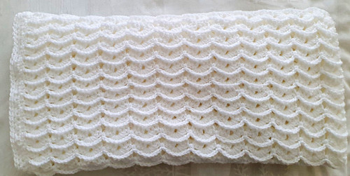 Large handmade white d - large, 3-d