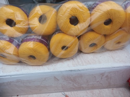 Twilleys 8ply cotton yellow - cotton,