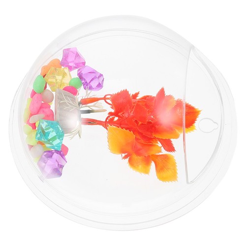 Clear aquarium planter hanging - clear,