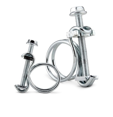 Double wire hose clips - wire,