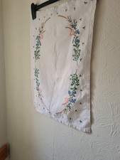 Vintage Embroidered Tray Cloth