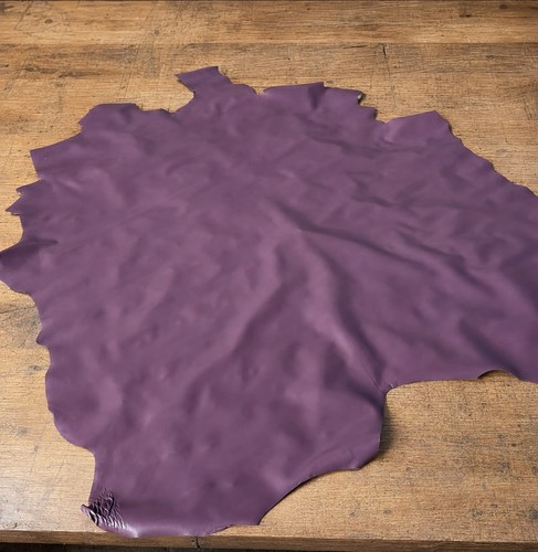 Purple leather automotive - purple, cow