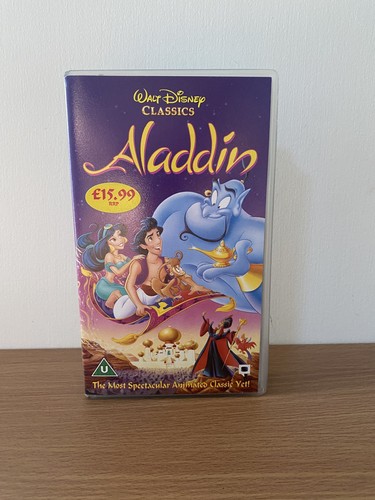 Aladdin vhs walt - aladdin,
