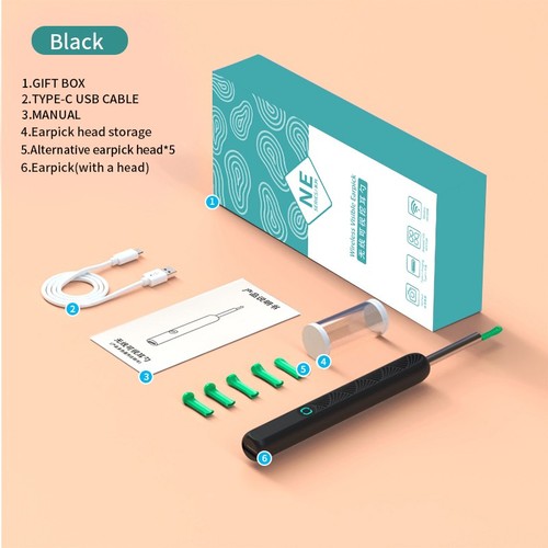 Wireless ear cleaner - wireless, camera