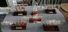 Bundle Of Seven Glass Ship In