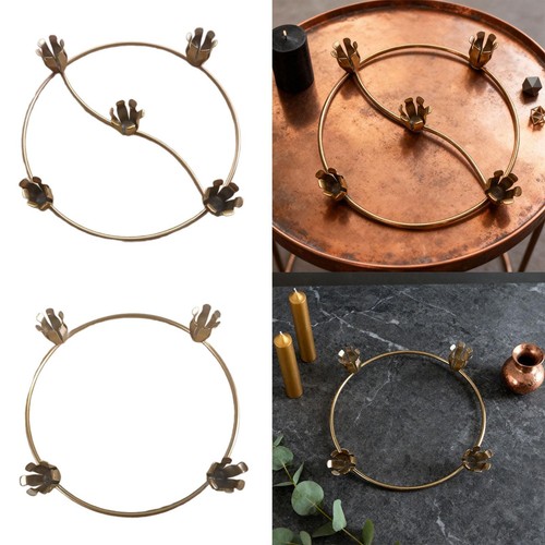 Round taper candle holder - round,