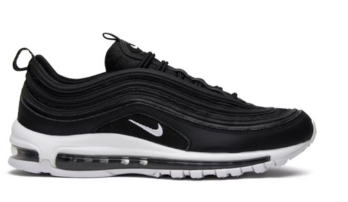 Nike mens black white - white, air
