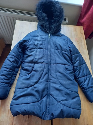 Dark blue shimmer fauxfur - blue,