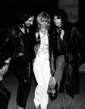 Richie Supa Steven Tyler & Cyrinda Foxe at the opening party - 1978 Old Photo 1