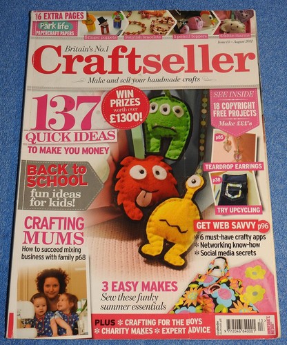 Craftseller magazine issue - magazine,