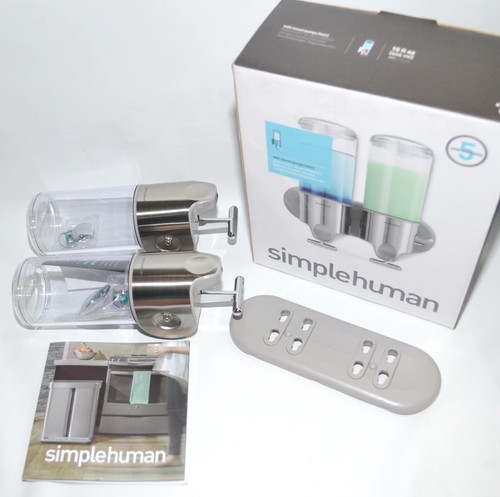 Simplehuman dual wall mounted - wall,