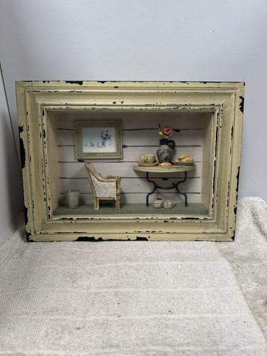 Vintage diorama distressed - vintage,