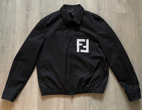 Fendi logo varsity bomber - fendi, ff