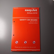 easyJet Airbus A319 200309/01 Safety Card