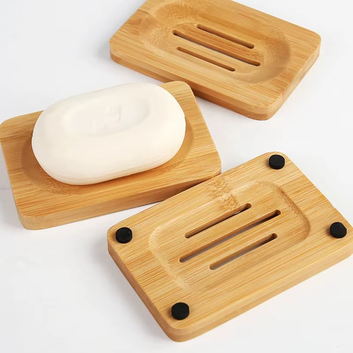 1pc natural bamboo - natural, wooden