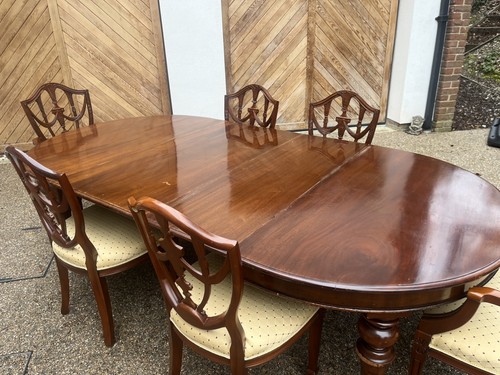 Mahogany extendable rounded - mahogany,