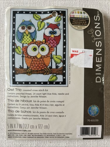 Dimensions cross stitch kit - stitch,