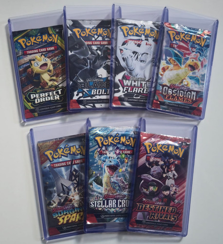 10x booster pack toploaders - pack,