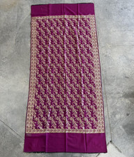 Vintage Red Banarasi Silk