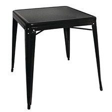 Black Steel Bistro Table