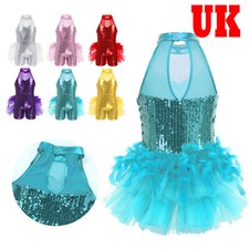 UK Kids Girls Shiny Ballet