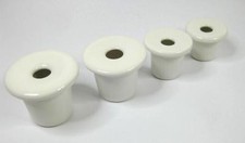 Set of 4 sizes WHITE ceramic