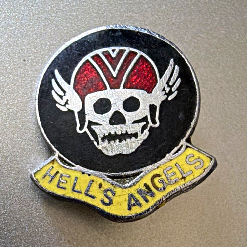 Hells angels enamel pin - pin, badge