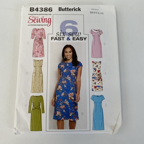 Butterick b4386 sewing pattern - b4386,
